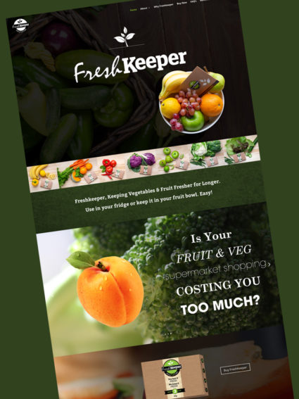Freshkeeper Website Design