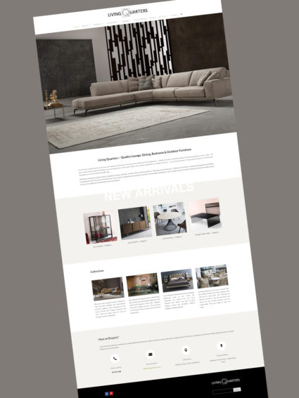 Living Quarters Website Design
