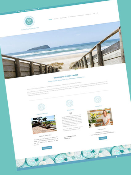 Time in a Place Website Design