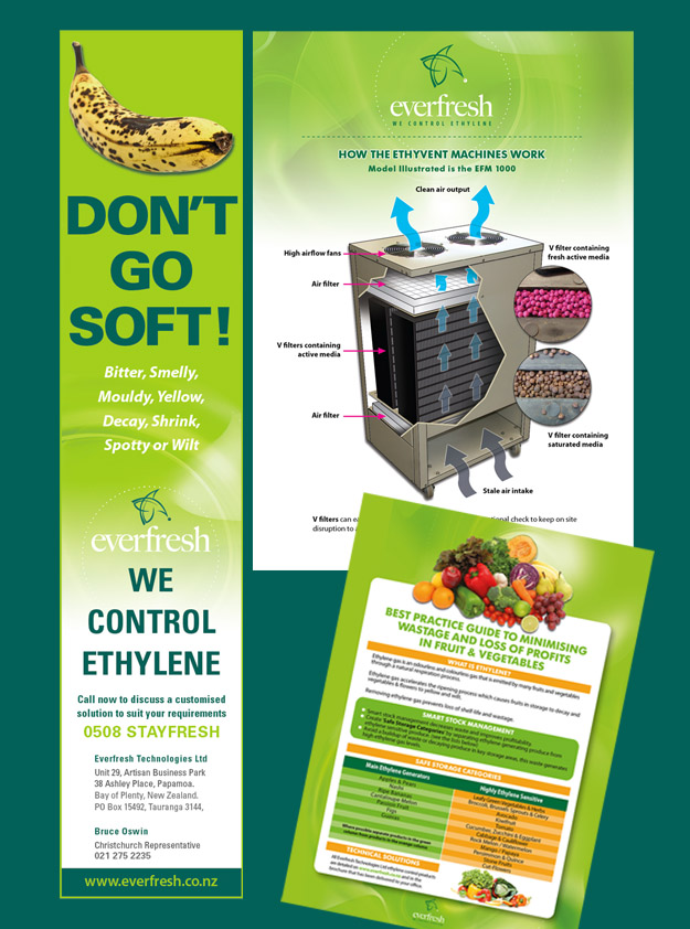 Everfresh advertisements and flyers