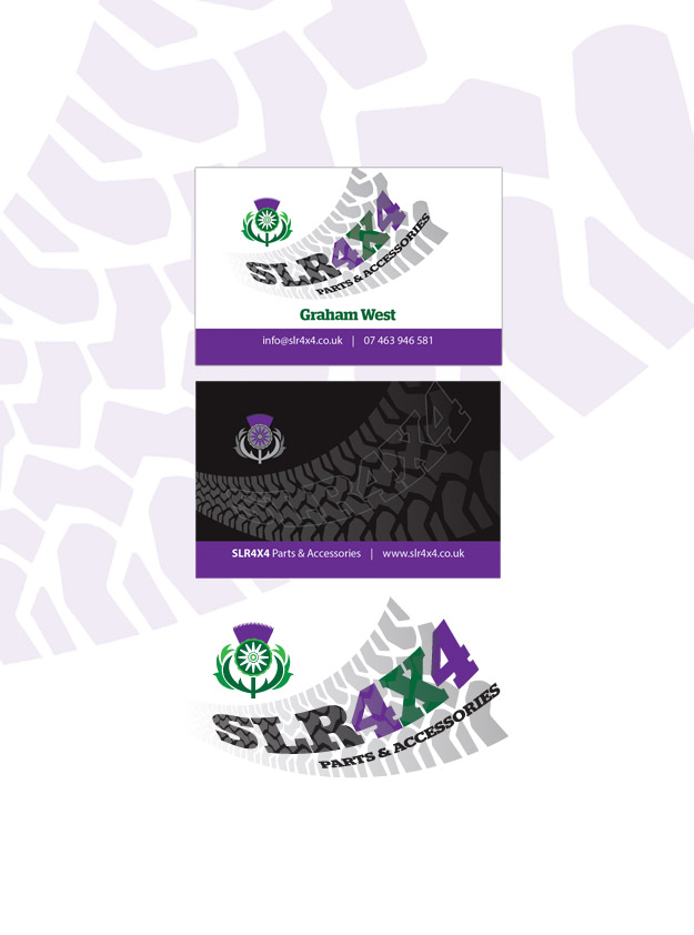 SLR4X4 Logo & Business Card