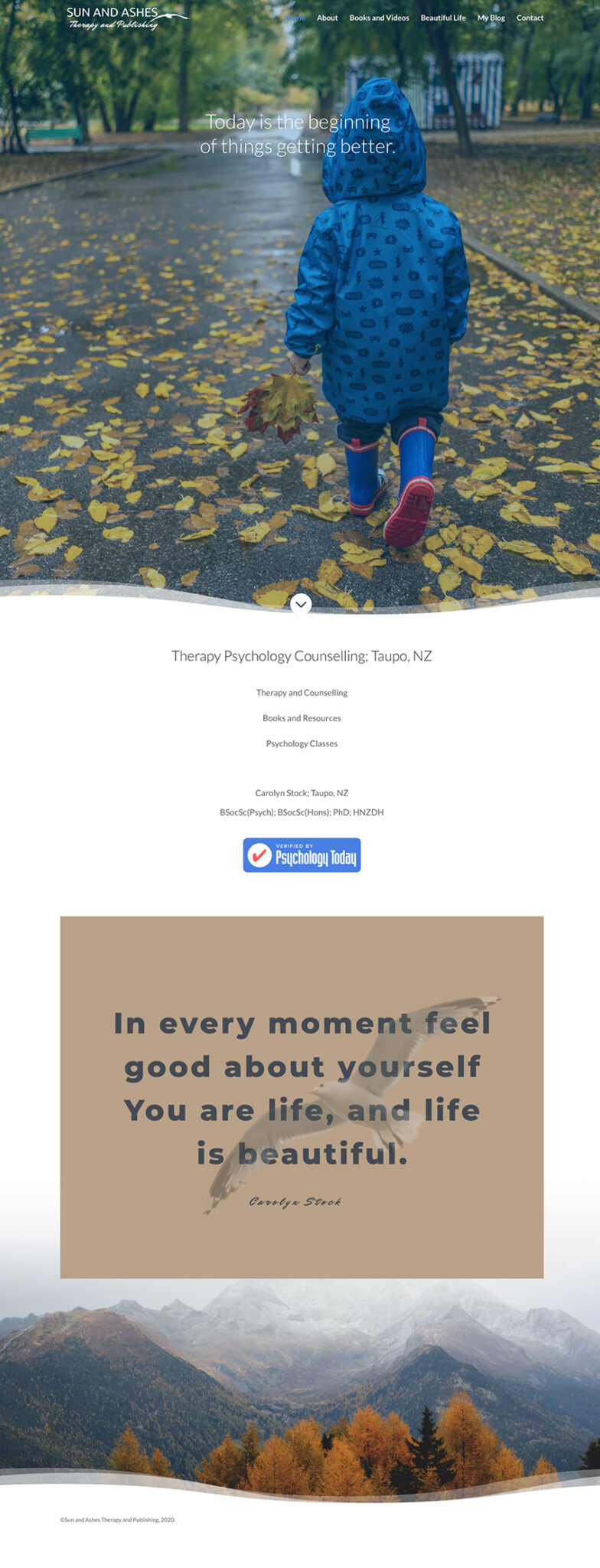 Therapy for Change Website Design